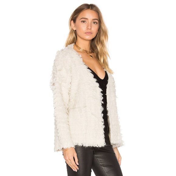 The Great. The Short Monster Cardigan in Cream - sz 0 (XS) - Picture 2 of 11